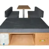 Markenlos Campingboxen^Moonbox Van/Bus 115cm Natur Campingbox mit Tisch