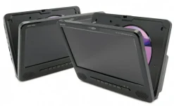 Caliber MPD298 Set von 2 DVD-Playern - 9 Zoll - Schwarz< Fernseher