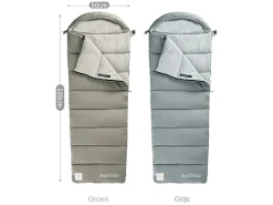 Naturehike Deckenschlafsäcke|Sommerschlafsäcke-220 x 80 Grey leichter Baumwolle Schlafsack - Grey