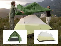 Naturehike Cloud Up 3 PRO Zelt – Grün< Trekkingzelte|Zelt 3 Personen