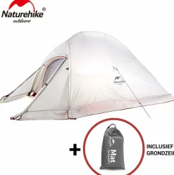 Naturehike 2 Personen Kuppelzelte|Trekkingzelte^Cloud Up 2 Upgraded 4-Jahreszeiten Zelt
