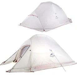 Naturehike 2 Personen Kuppelzelte|Trekkingzelte^Cloud Up 2 Upgraded 4-Jahreszeiten Zelt