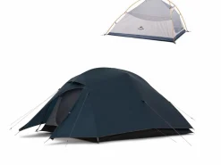 Naturehike Cloud Up 3 Upgraded leichte Zelt - Navy Blue< 3 Personen Kuppelzelte|Trekkingzelte