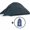 Naturehike 2 Personen Kuppelzelte|Trekkingzelte-Cloud Up 2 Zelt für 2 Personen - Black
