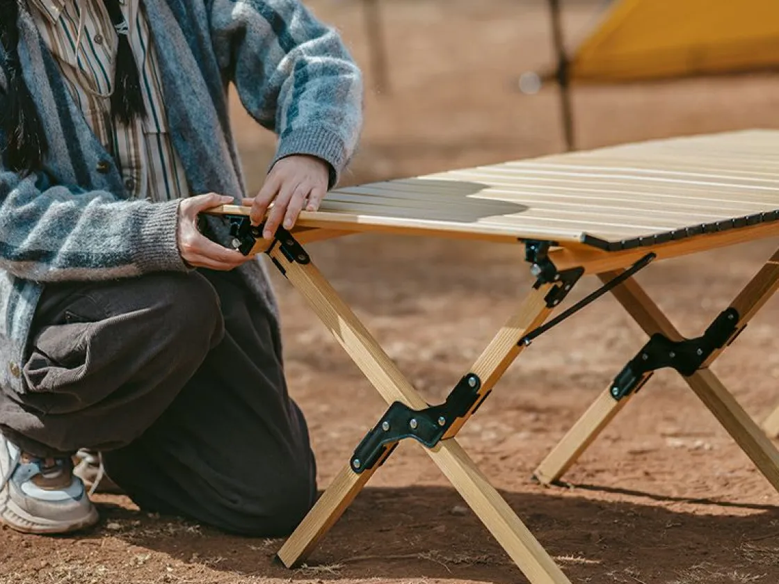 Naturehike Rolltische^L Campingtisch - Oak