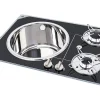 NavyLoad Navy Load 2-flammige 60 x 42 Glas-Kochfeld-Spüle-Kombination< Einbau Kochplatten