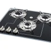 NavyLoad Einbau Kochplatten^Navy Load 3-flammiges 41 x 50 Glas-Gaskochfeld