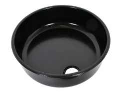 NavyLoad Waschbecken-36 cm runde Spülbecken - black