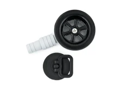 NavyLoad Wasser Zubehör-20–25 mm Winkelablaufstopfen - black