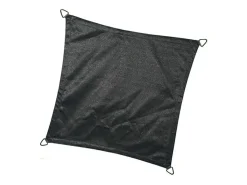 NC Outdoor 3,6 x 3,6 viereckiges Schattentuch - Anthrazit< Sonnensegel|Sonnensegel