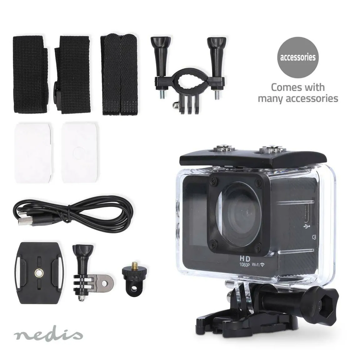 Nedis Kamerasysteme-ACAM31BK Action Cam