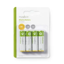 Nedis Kleinbatterien-BAAKLR64BL Alkaline Batterie AA