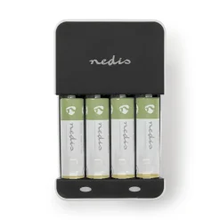 Nedis BACH05 NiMH-Akku-Ladegerät AA / AAA< Ladegeräte