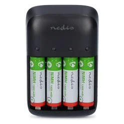 Nedis BACH07 NiMH-Akku-Ladegerät AA / AAA< Ladegeräte