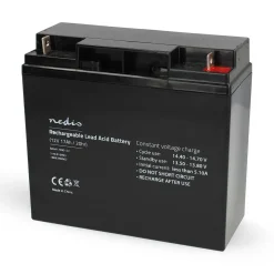 Nedis Fahrzeugbatterien-BALA1700012V Wiederaufladbare Blei-Säure-Batterie