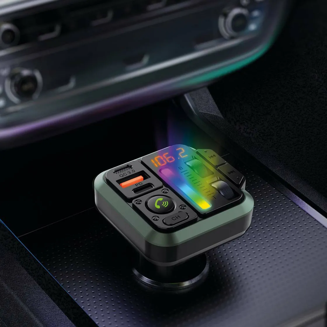 Nedis Chassiszubehör-CATR2024BK Kfz Audio FM Transmitter - Schwarz