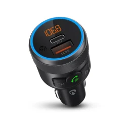 Nedis Chassiszubehör-CATR3024BK Kfz Audio FM Transmitter - Schwarz