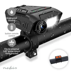 Nedis CCAM100BK Fahrradkamera - Schwarz< Fahrrad Zubehör