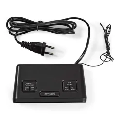 Nedis Wecker^CLAR002BK Digital-Wecker-Radio - Schwarz