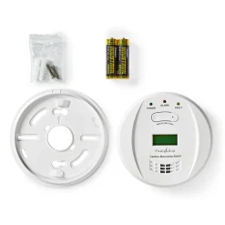 Nedis Kohlenmonoxidmelder-DTCTCO40WT Kohlenmonoxid-Alarm - Weiss