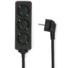 Nedis ESOC315F1BK 3-Fach Steckdose - 1,5 Meter< Schuko Steckdosen