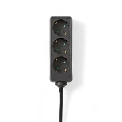 Nedis Schuko Steckdosen^ESOC350F1BK 3-Fach Steckdosenleiste - 5 Meter