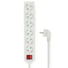Nedis ESOC630F2WT 6-Fach Steckdosenleiste - 3 Meter< Schuko Steckdosen