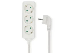 Nedis ESOC350F1WT 3-Fach Steckdosenleiste - 5 Meter< Schuko Steckdosen