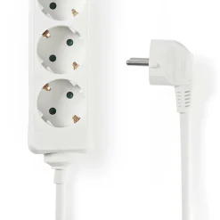 Nedis 3-Fach Steckdosenleiste - 3 Meter< Schuko Steckdosen|Schuko Stecker