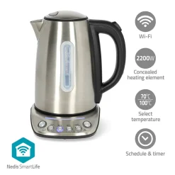 Nedis KAWK8000WIFI SmartLife Wasserkocher - Silber< Wasserkocher