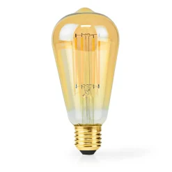 Nedis Einzelne Lampen|Einzelne Lampen^LBDE27ST64GD1 E27 LED-Filament-Lampe