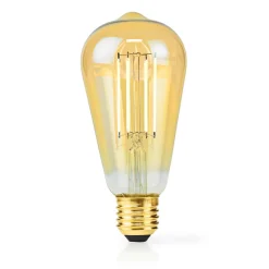 Nedis Einzelne Lampen|Einzelne Lampen^LBDE27ST64GD1 E27 LED-Filament-Lampe