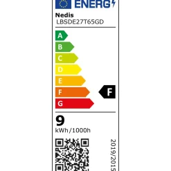 Nedis Innenraumbeleuchtung|Innenraumbeleuchtung-LBSDE27T65GD E27 LED-Filament-Lampe