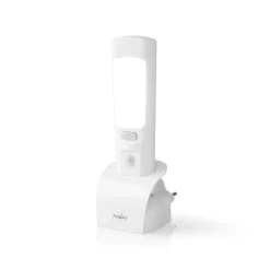 Nedis Campinglampen Batteriebetrieben|Campinglampen Batteriebetrieben-LNLGTRHWT Orientierungs-LED-Licht und Taschenlampe