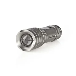 Nedis Campinglampen Batteriebetrieben|Campinglampen Batteriebetrieben-LTRH5WGY LED-Taschenlampe - Grey