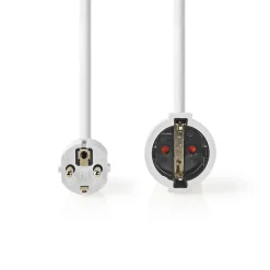 Nedis PEXC105FWT Strom-Verlängerungskabel - Weiss< Schuko Verlängerungskabel