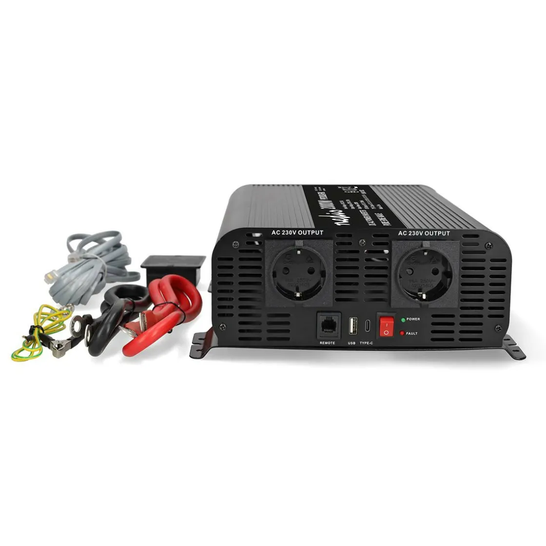 Nedis Wechselrichter^PIP200024FBK Power reine Sinus-Wellen Inverter
