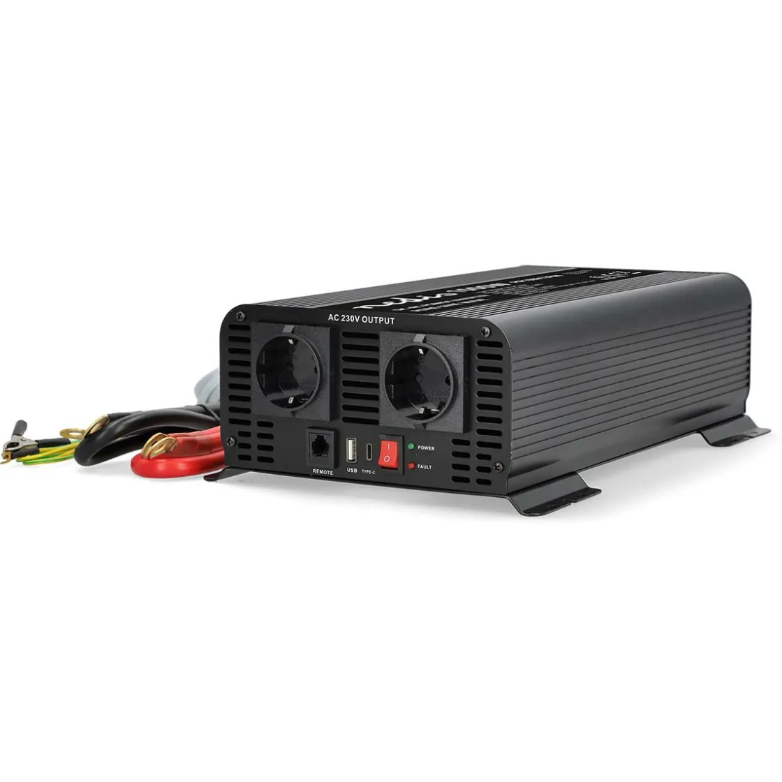 Nedis Wechselrichter^PIP100012FBK reine Sinus-Wellen Power Inverter