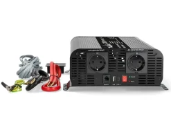 Nedis Wechselrichter^PIP200012FBK reine Sinus-Wellen Power Inverter
