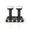 Nedis Schüssel & Antennen^SLNBQDM60BK Quad-Monoblock-LNB