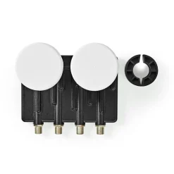 Nedis Schüssel & Antennen^SLNBQDM60BK Quad-Monoblock-LNB