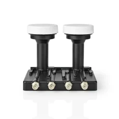 Nedis Schüssel & Antennen^SLNBQDM60BK Quad-Monoblock-LNB