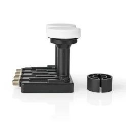 Nedis Schüssel & Antennen^SLNBQDM60BK Quad-Monoblock-LNB