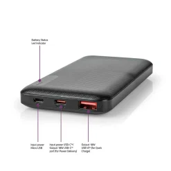 Nedis UPBKPD10000BK Powerbank - 10.000 mAh< Powerbanks