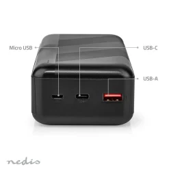 Nedis Powerbanks^UPBK65W30000BK powerbank - 32000 mAh