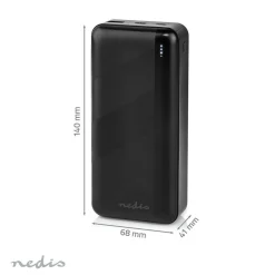 Nedis Powerbanks^UPBK65W30000BK powerbank - 32000 mAh
