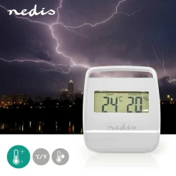 Nedis Heizungen Zubehör|Heizungen Zubehör^west100wt digitales thermometer - weiss