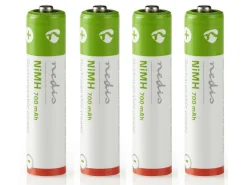 Nedis Kleinbatterien-Wiederaufladbarere AAA Ni-MH-Akku - Set von 4