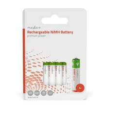 Nedis Kleinbatterien-Wiederaufladbarere AAA Ni-MH-Akku - Set von 4