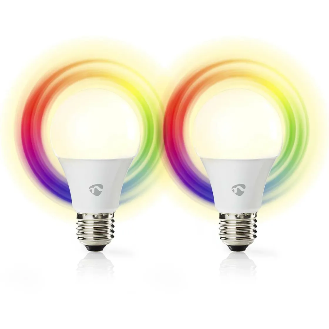 Nedis Innenraumbeleuchtung|Innenraumbeleuchtung-WIFILRC20E27 SmartLife Vollfärbige LED-Lampen